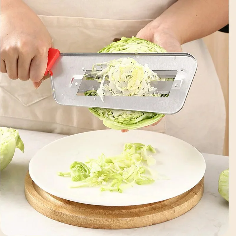 

Double Slice Blade Cabbage Slicer Onion Knife Vegetable Slicer Kitchen Knife Fish Scale Cleaner Efficient Kitchen Slicing Tool