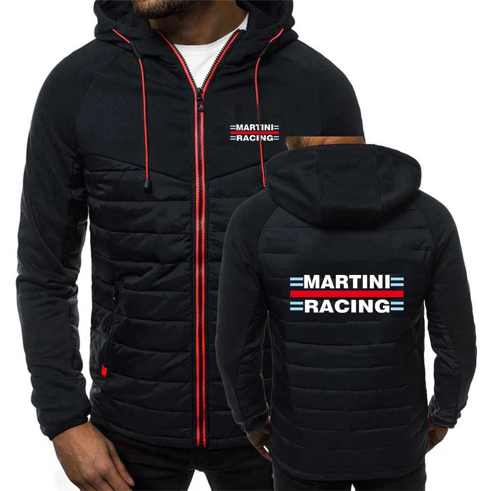 2025 Attractive Trendy Coat Spring And Autumn Man's Zipper Hooded Jacket Martini Racing Logo Print Fashion Drawstring Hoodies