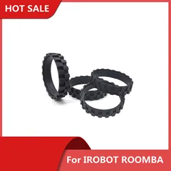 2Pcs Tires for IROBOT ROOMBA Robot Vacuum Cleaner Wheels Series 500 600 700 800 I7 S9 Irobot Wheel Replacement Parts