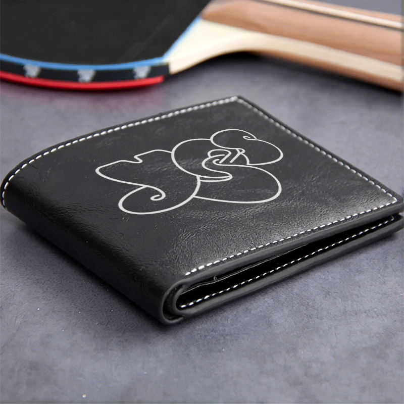 YCS Logo Embossed PU Leather Wallet Minimalist Design Lightweight Durable Business Men's Compact Wallet Premium Craftsmanship