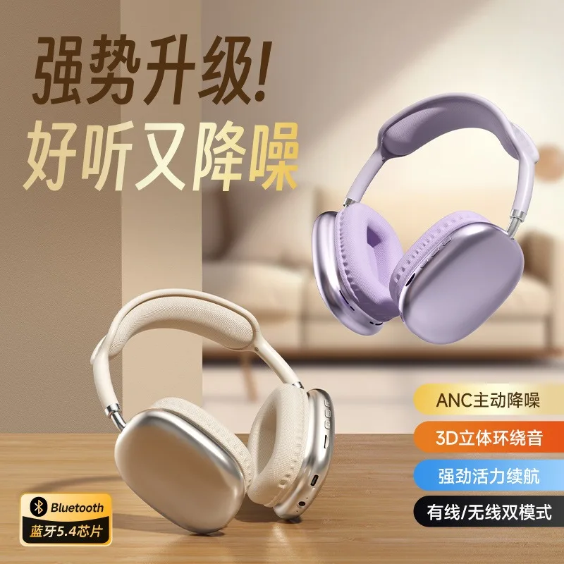 Newest Headphone Wireless Bluetooth Headset With Mic Noise Cancelling Headsets Stereo Sound Earphone Sports Gaming Headphones