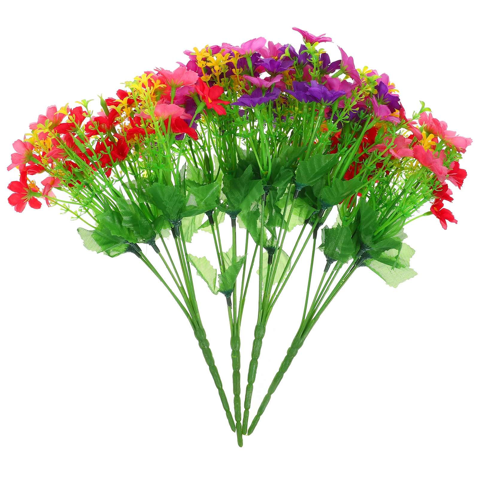

Decoration 28 Heads Per Stem Green Lifelike Daisy Fake Daisies Simulation Flower Adornment 2 Orange 2 Faux Silk Cloth