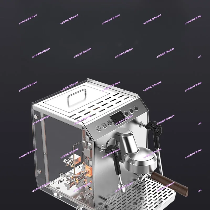 EM810 Home and Commercial Small Double Water Inlet Mode Semi-automatic Espresso Machine Home Use