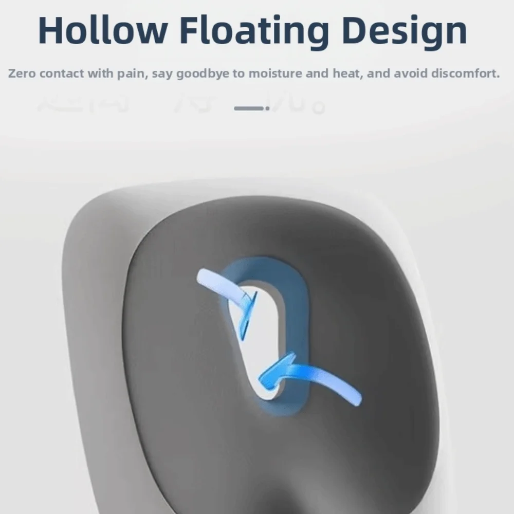 Ergonomic Design Memory Foam Cushion Breathable Non-Slip Bottom Seat Cushion Butt Pain Relief Posture Support Cushion Car Use