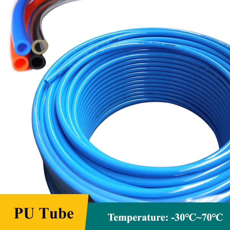 2/5/10M PU Hose 4mm 6mm 8mm 10mm 12mm 14mm Air Hose Pneumatic Tube Pipe For Compressor Polyurethane Tubing 8x5mm 6x4 PNEUMATiC