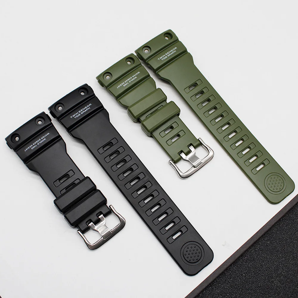 Correa de reloj para GN1000 GN-1000, correa de reloj de resina suave con hebilla, correa impermeable