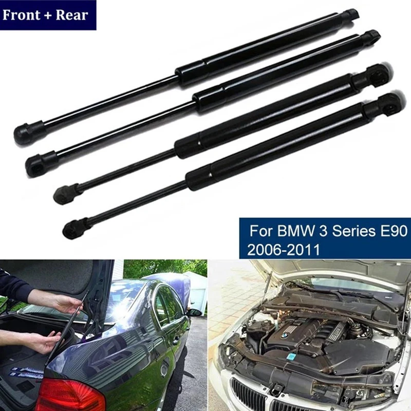 

NEW-Front Hood+Rear Trunk Tailgate Gas Shock Struts For-BMW E90-E93 Sedan 2006-2011