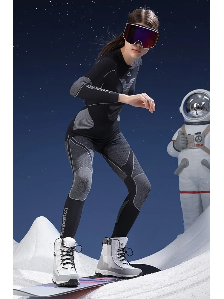 Professional Quick Drying Ski Underwear Warm Breathable Compression Outdoor Sports Ski Suit for Men Women Autumn Winter Skiing