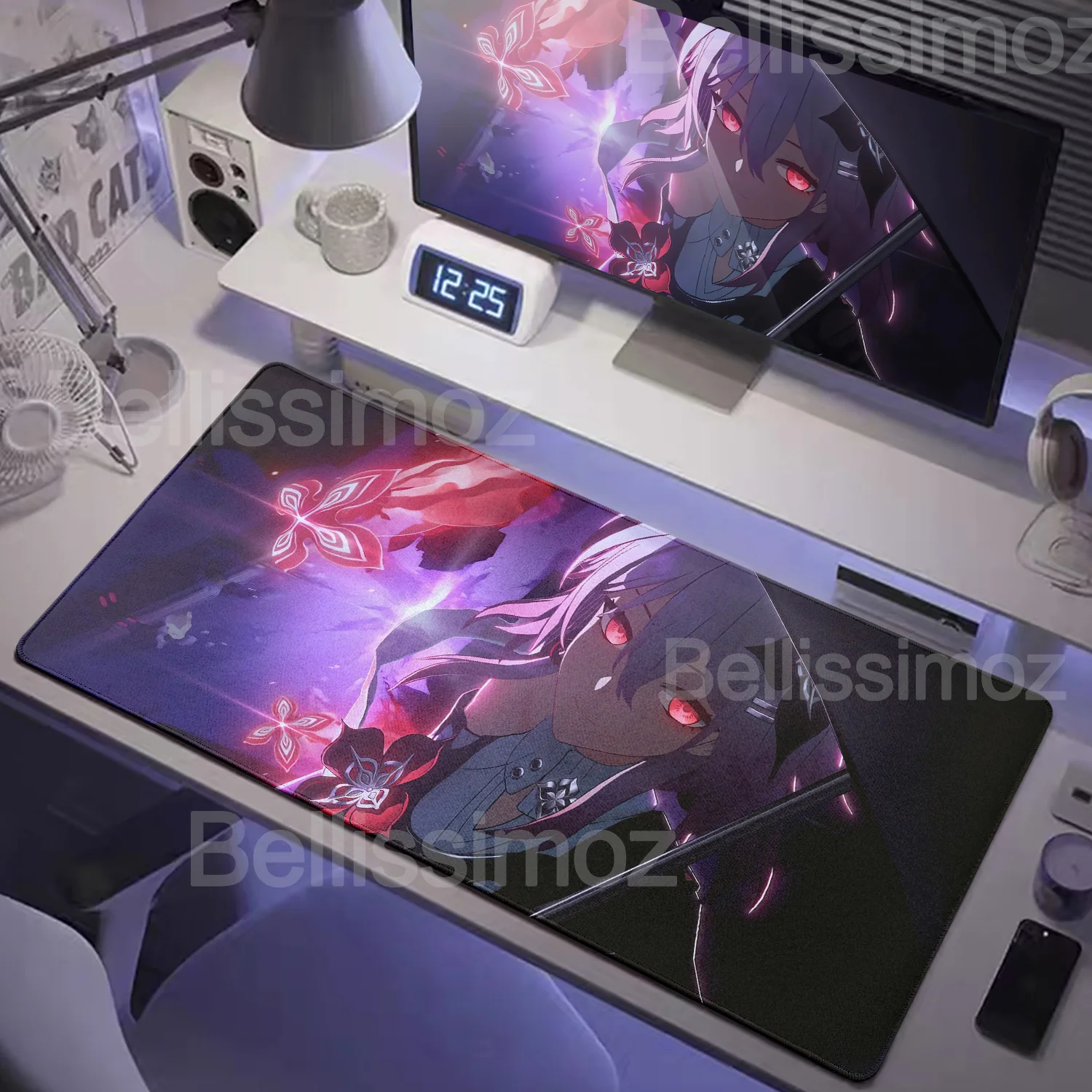 

Evernight March 7th Mouse Pad Honkai Star Rail Gaming Kawaii Anime Girl Mousepad Non-slip Desk Mat Large Protector Keyboard Pads