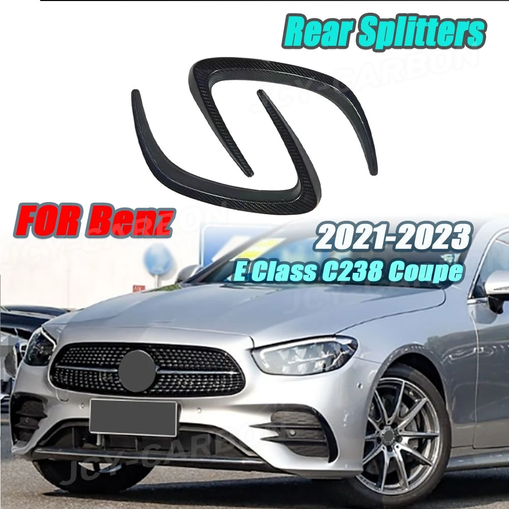 

Для Benz E Class C238 Coupe Sport E53 AMG 2021-2023 сухой расширитель заднего бампера из углеродного волокна, автомобильные аксессуары