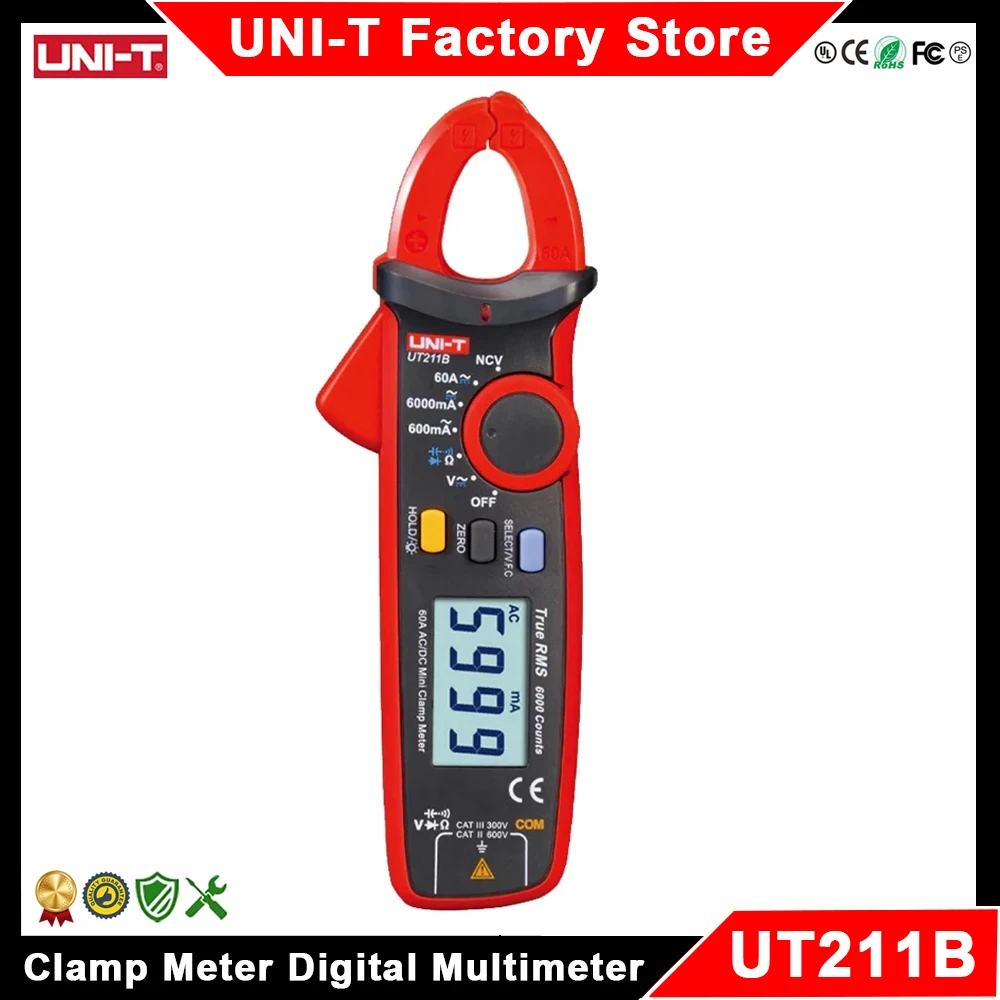 مقياس التيار الكهربائي UNI-T UT211B: تقييم شامل لأداء احترافي بسعر ممتاز
