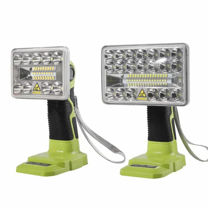 For Ryobi Cordless LED Work Light 900LM-2000LM Jobsite Light For Ryobi 18V 14.4V ONE+ Lithium NiCd NiMh Battery Outdoor lighting