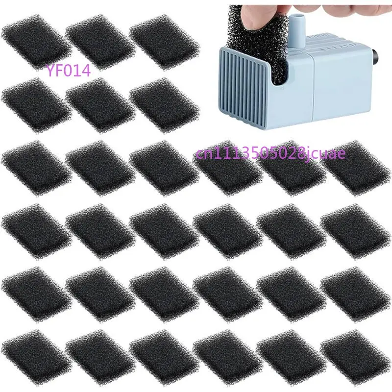 30Pcs Replacement Sponge Foam Filters for Cat Water Fountain, Compatible with Automatic Pet Drinking Dispenser