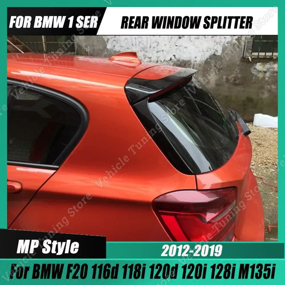 

For BMW 1 Series F20 F21 Rear Window Side Spoiler L&R Car Rear Trunk Diffuser Canard Splitter 116d 118i 120d M135i 2012-2019