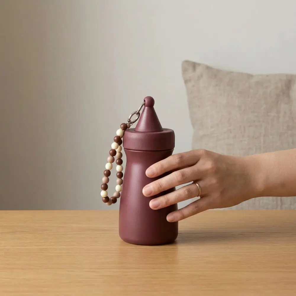 360ML Capacity Conical Mini Thermos Stainless Steel Hot Cold Insulate Small Insulated Bottle Food Grade Vacuum Insulation