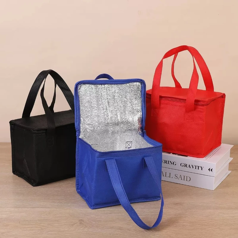 Portable Lunch Cooler Beer Delivery Bag Folding Insulation Picnic Ice Pack Food Tote Thermal Bag Drink Carrier Insulated Bags