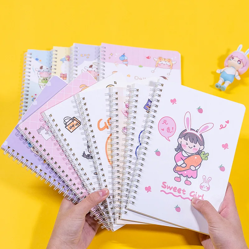 1pcs Loose-leaf Paper Book Scrapbook Album Binder Spiral A5 Notebook Binding Clips Notebooks