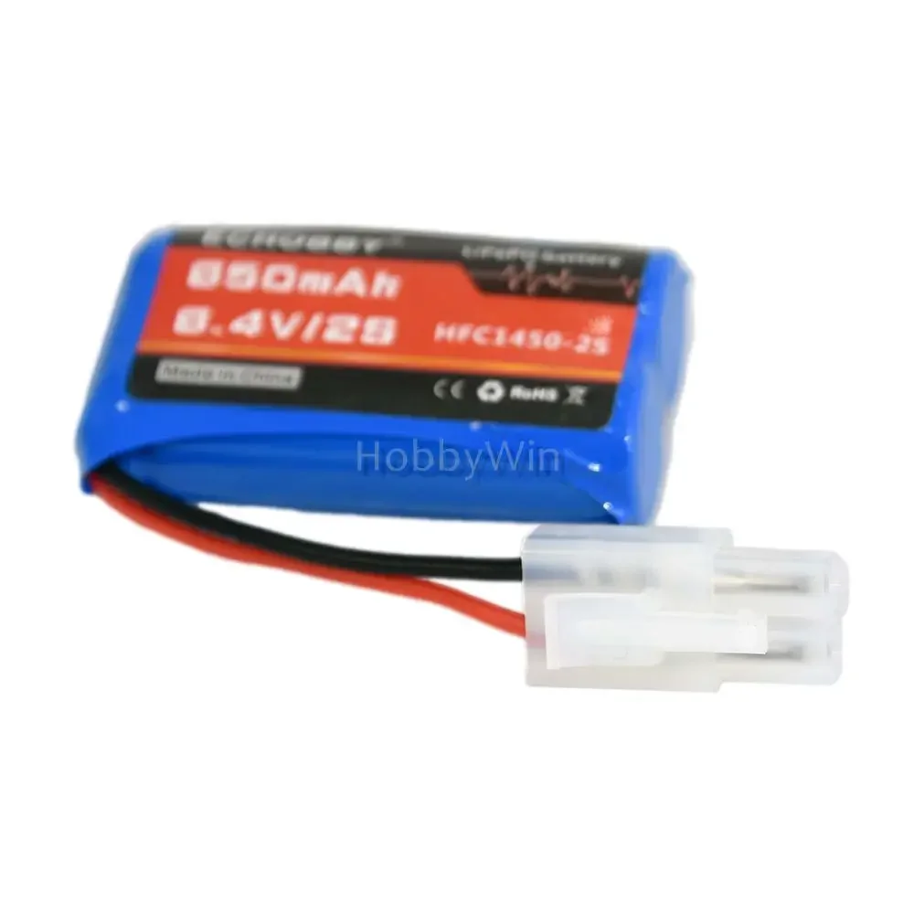 6.4V 2S 650mAh LiFe Battery KET-2P male plug for RC Car Truck Buggy Racing Speed Boat