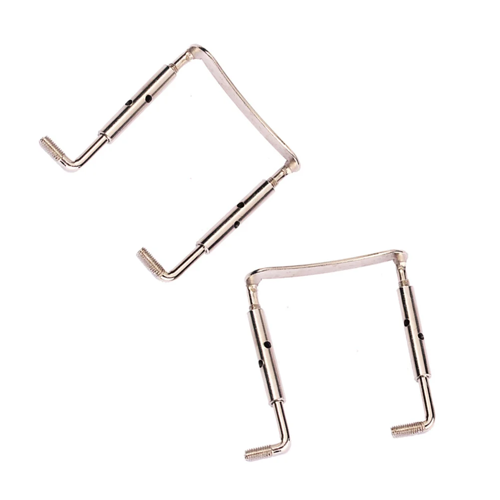2 قطعة مسامير مسند الذقن الكمان قسط مطلي المعادن استبدال الأجهزة للكمان الذقن بقية المشبك تأمين صالح الخدمة الطويلة في الحياة #6