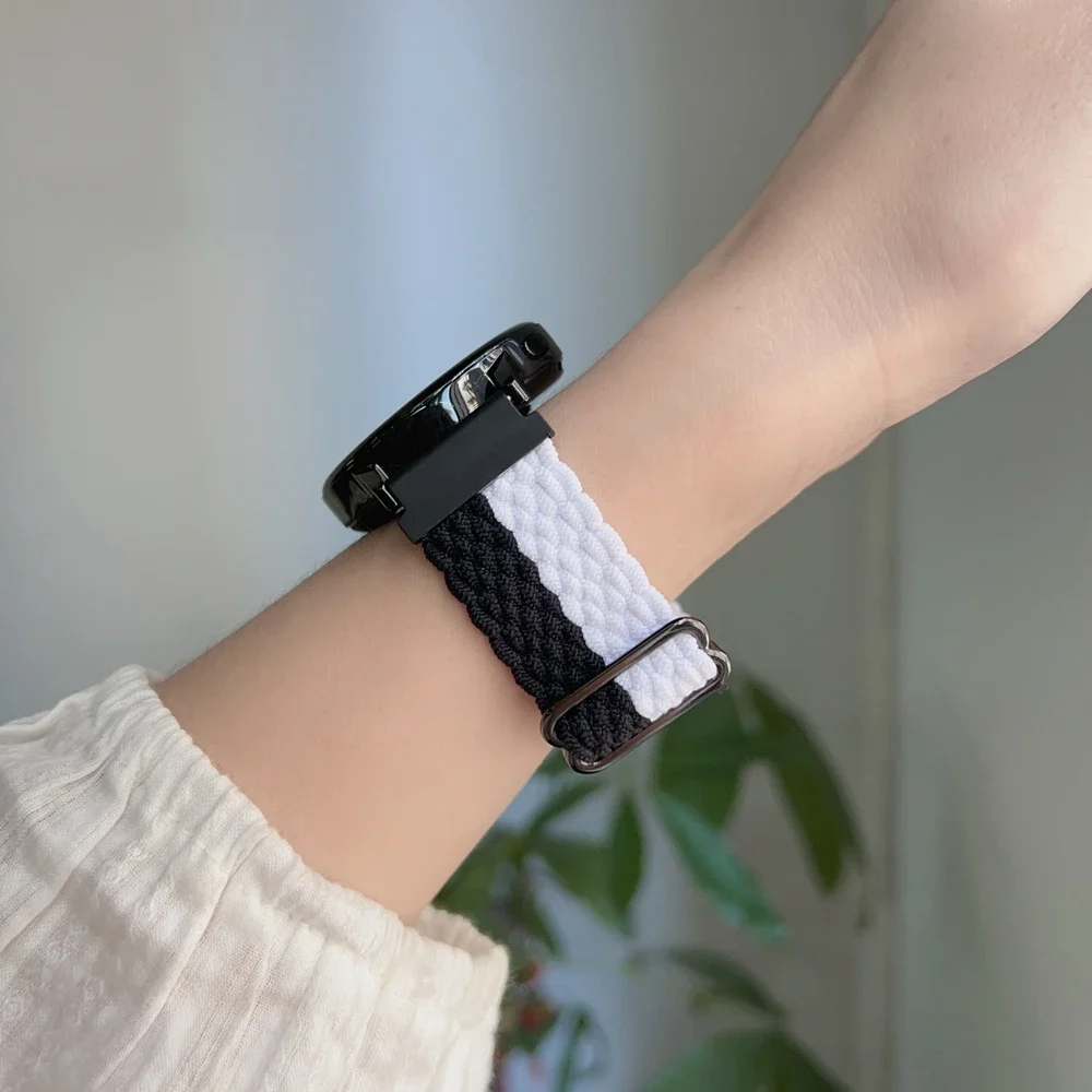 Bonita correa de nailon para reloj Samsung Galaxy Watch 7 FE 5 Pro 4 6 classic 44mm 40mm pulsera deportiva correa Galaxy Watch 7