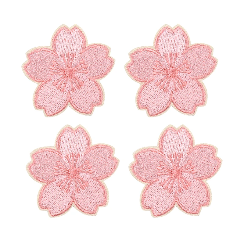 Parche termoadesivo flores cerezo Fuji – Estilo anime bordado ropa - imagen 4