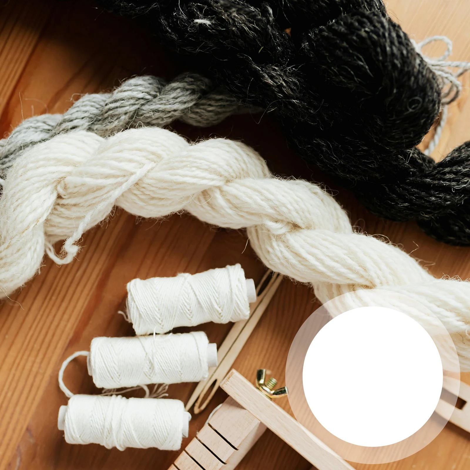 

1Set Durable Wood Weaving Looms Craft Weave Tools Knitting Board Practical for Beginners Professionals Weaving Craft Plate