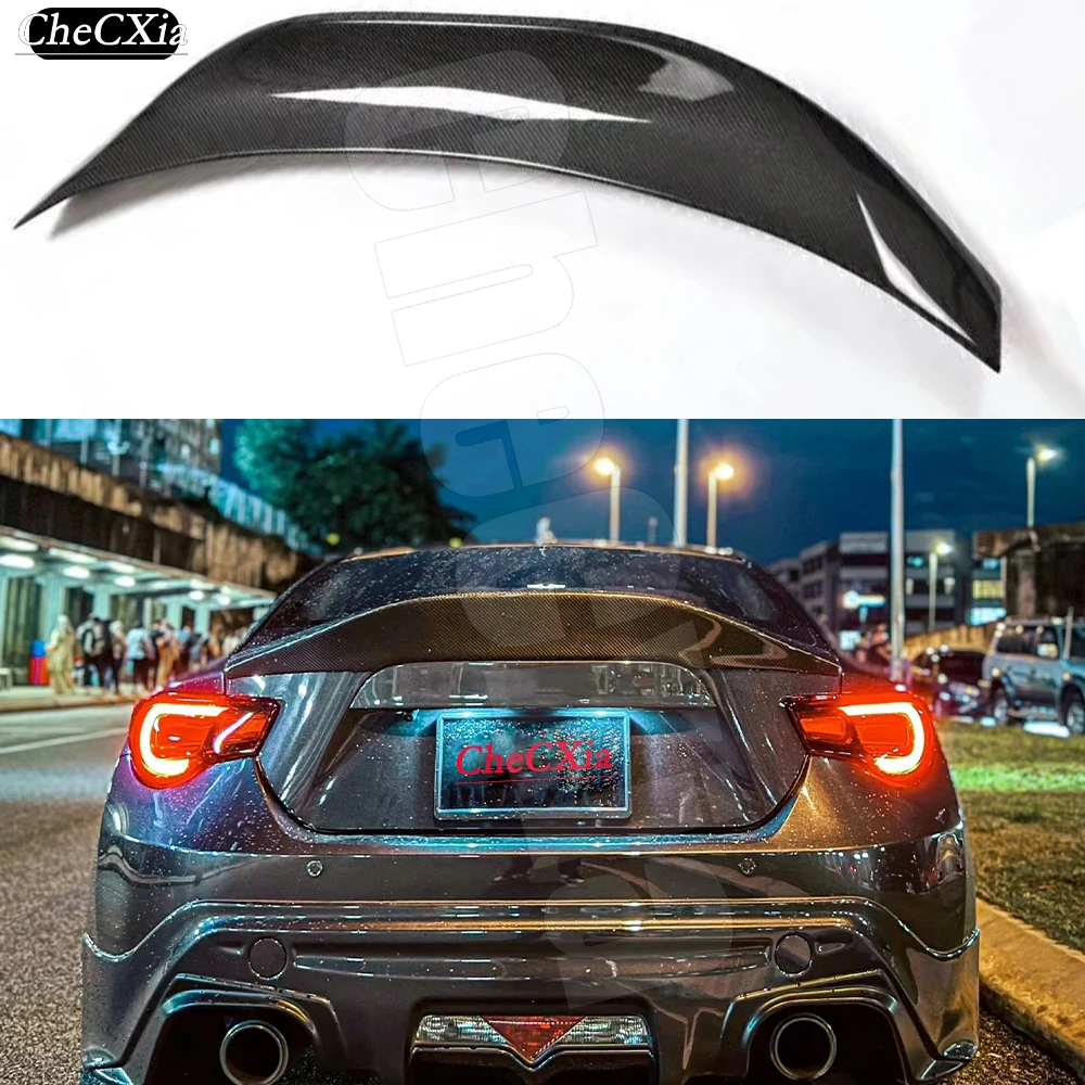 

Suitable For 2012-2020 Toyota 86GT Subaru BRZ With LEG Style Rear Spoiler Made Of High-Quality Fiberglass Material