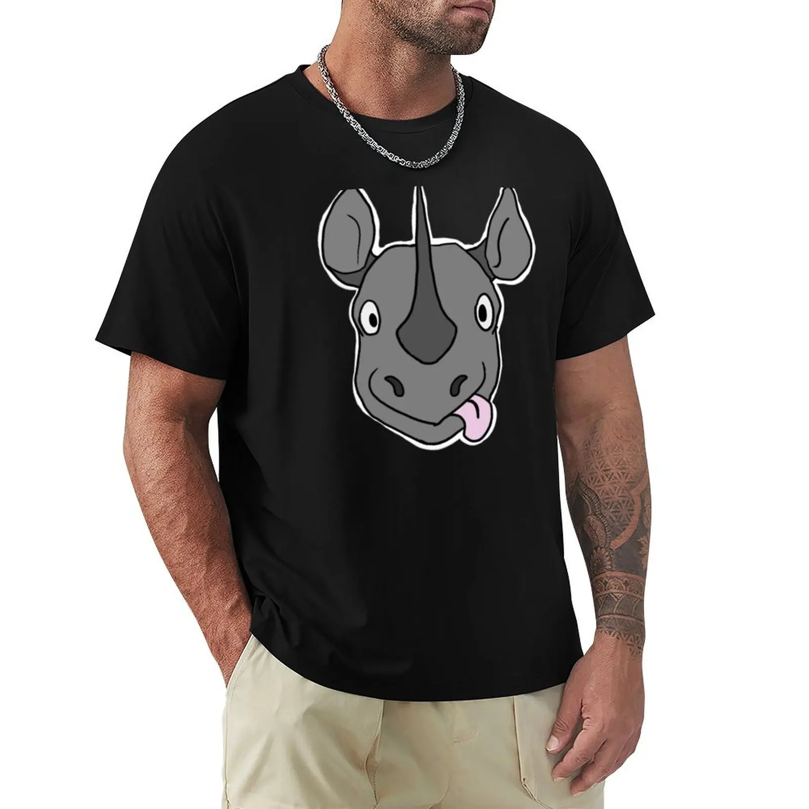 Rhino T-Shirt Casual Daily Graphic Tee