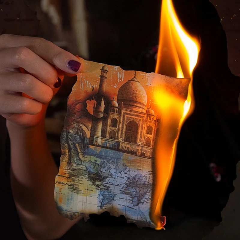 40 pezzi di serie narrativa di cicatrici d'artificio brute confezione di materiali vintage album fai da te collage scrapbook cornice per foto custodia per telefono tablet