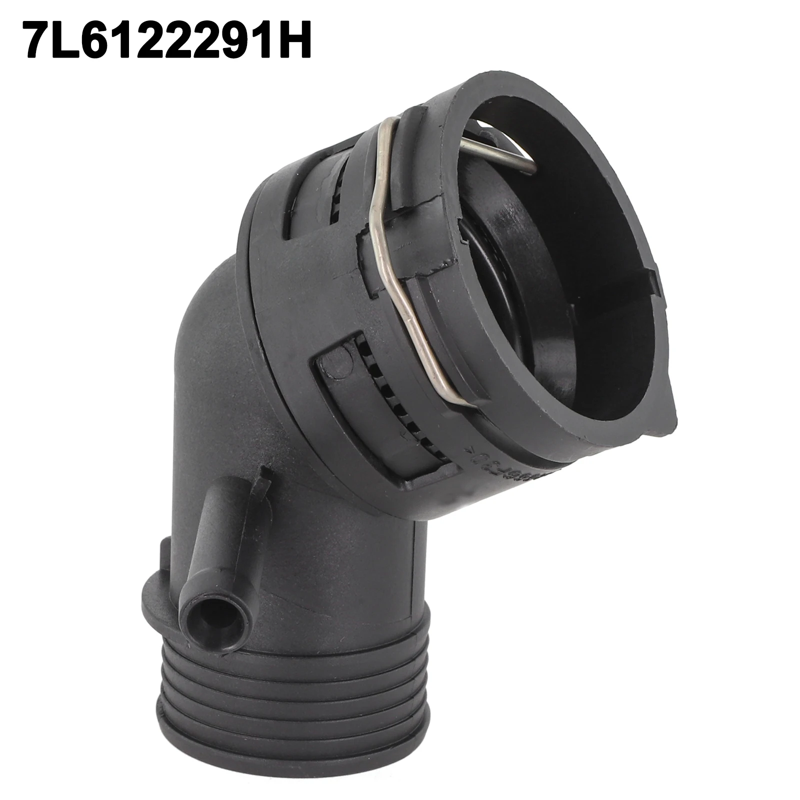 

Black Car Cooling Hose Connector Water Pump OEM 7L6122291H Factory Specifications High Reliability No High Universality Fitment