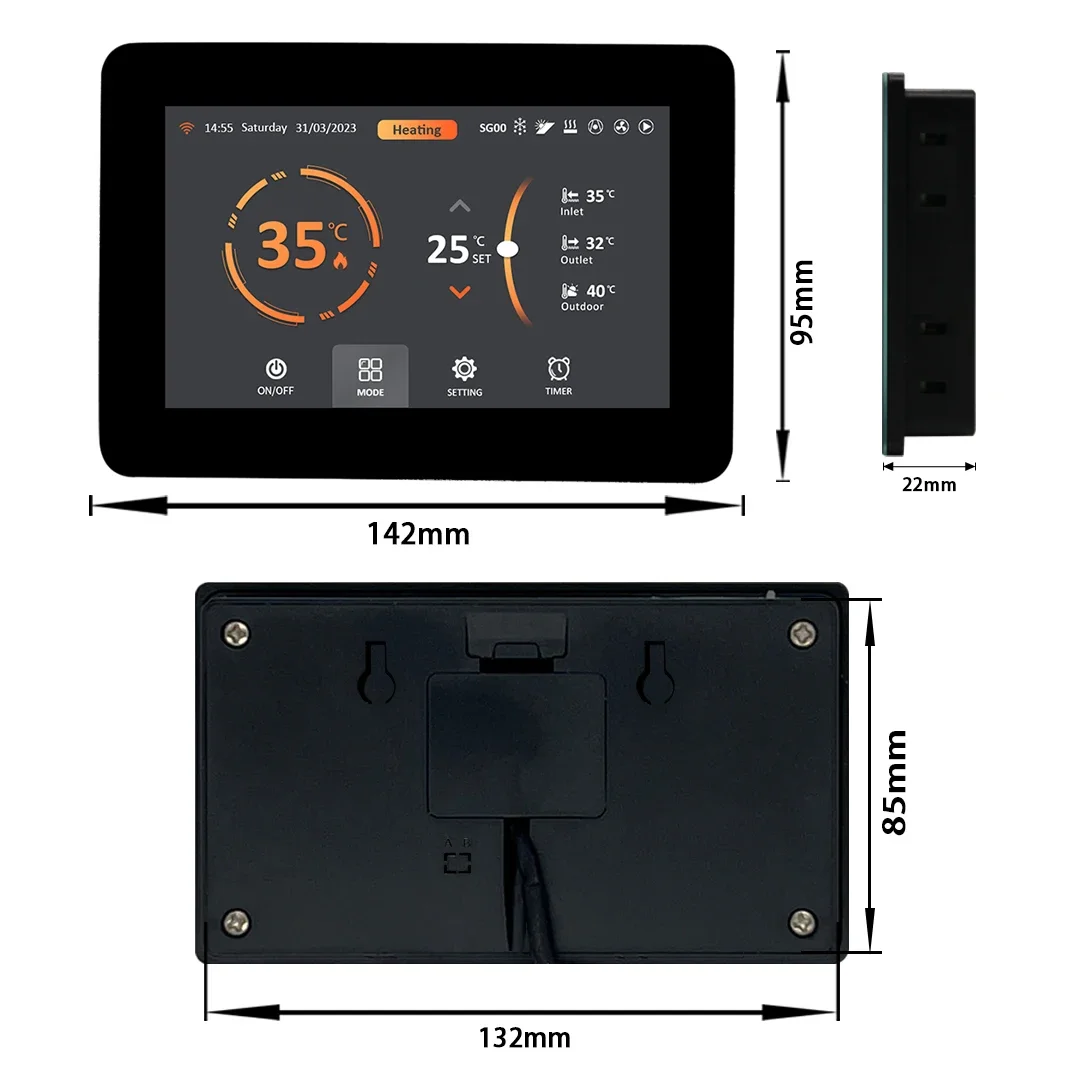 Digital Inverter Heat Pump Controller Outdoor EEV Air Source Heat Pump Dc Inverter Controller