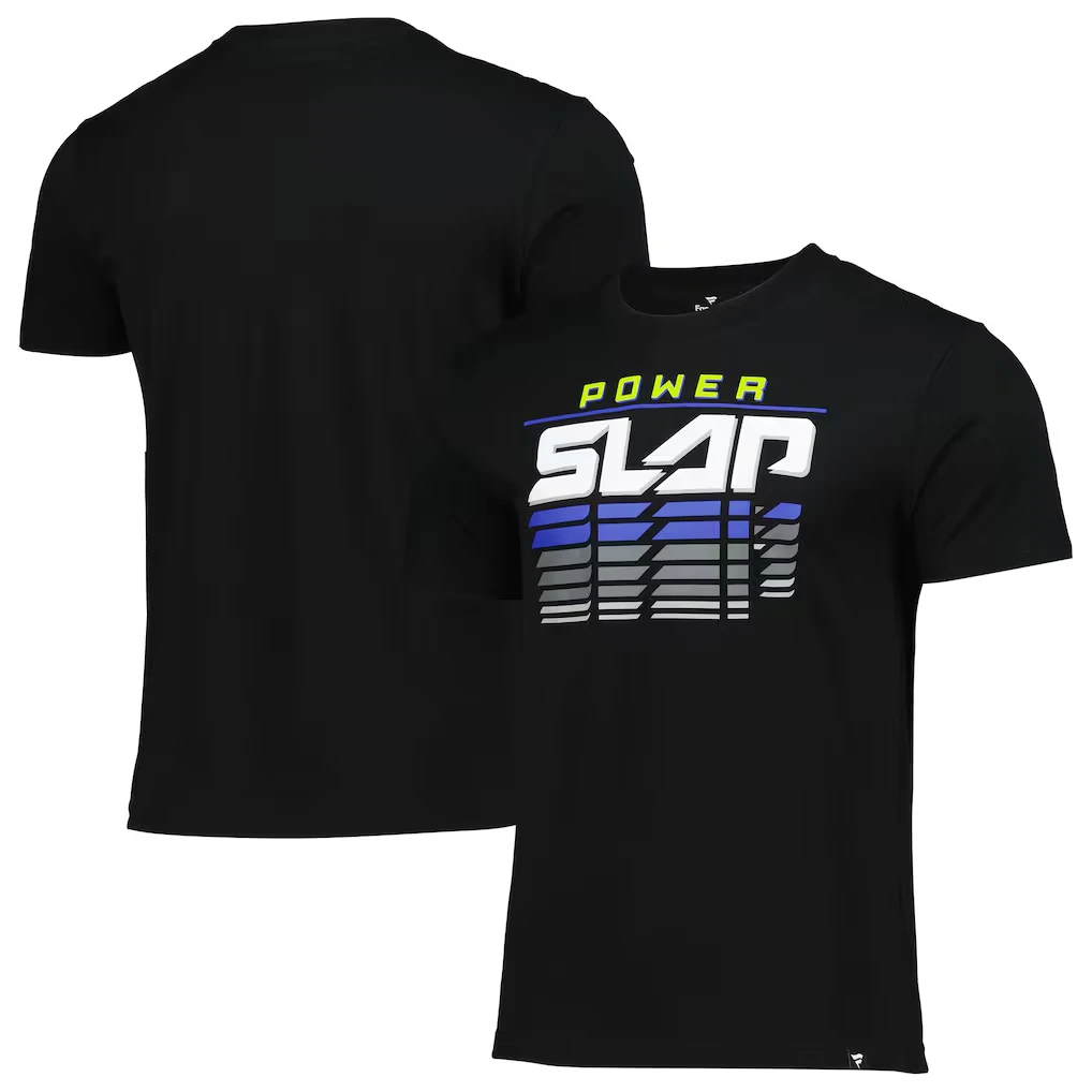 Power Slap League Graphic T Shirt Professional Slap Fighting Tournament Logo Print Tee Combat Sports Fan Casual Cotton Short