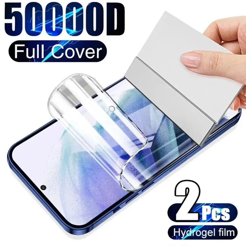 2Pcs Hydrogel Film Für Samsung Galaxy S23 S20 S21 S22 Ultra FE Hinweis 20 9 10 Plus A52S A30 a53 A51 A50 A21S Screen Protector