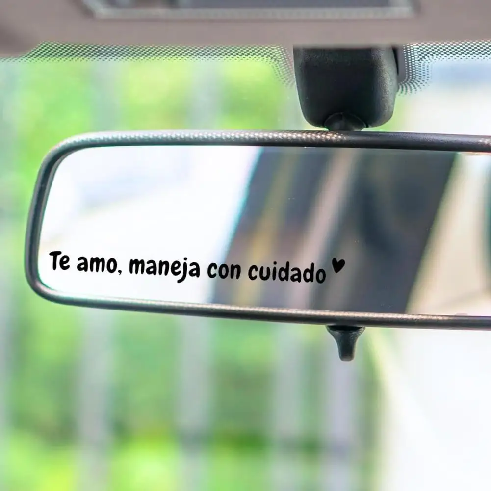 

Te Amo Maneja Con Cuidado Inspiring Car Stickers Funny Creative Stickers For Car Rearview Mirrors W9K7