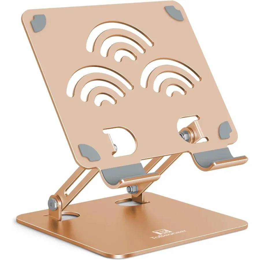 Soporte para tableta Soporte ajustable para tableta para escritorio Soporte portátil de aluminio premium para iPads Kindle Switch y teléfonos inteligentes Se adapta a 41