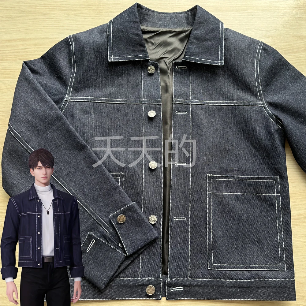 

Game Love And Deepspace Caleb Cosplay Coat Costume Adult Unisex Top Jacket Outerwear Daily Leisure Clothes Uniform