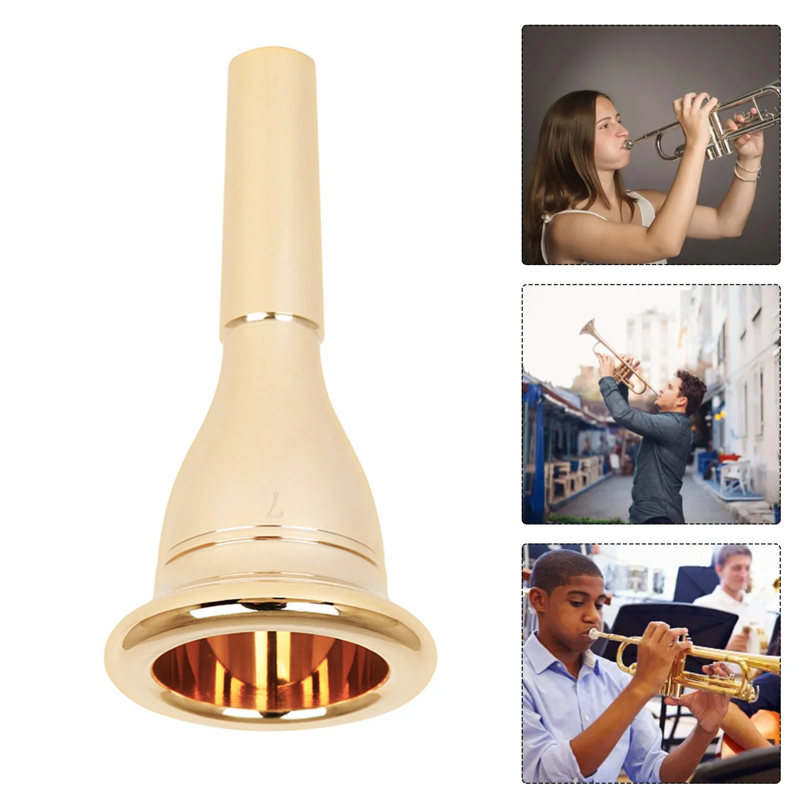 

1Pcs Brass Tuba Mouthpiece Robust Design Enhanced Durability Clear Tone Projection Essential Tuba Replacement Part