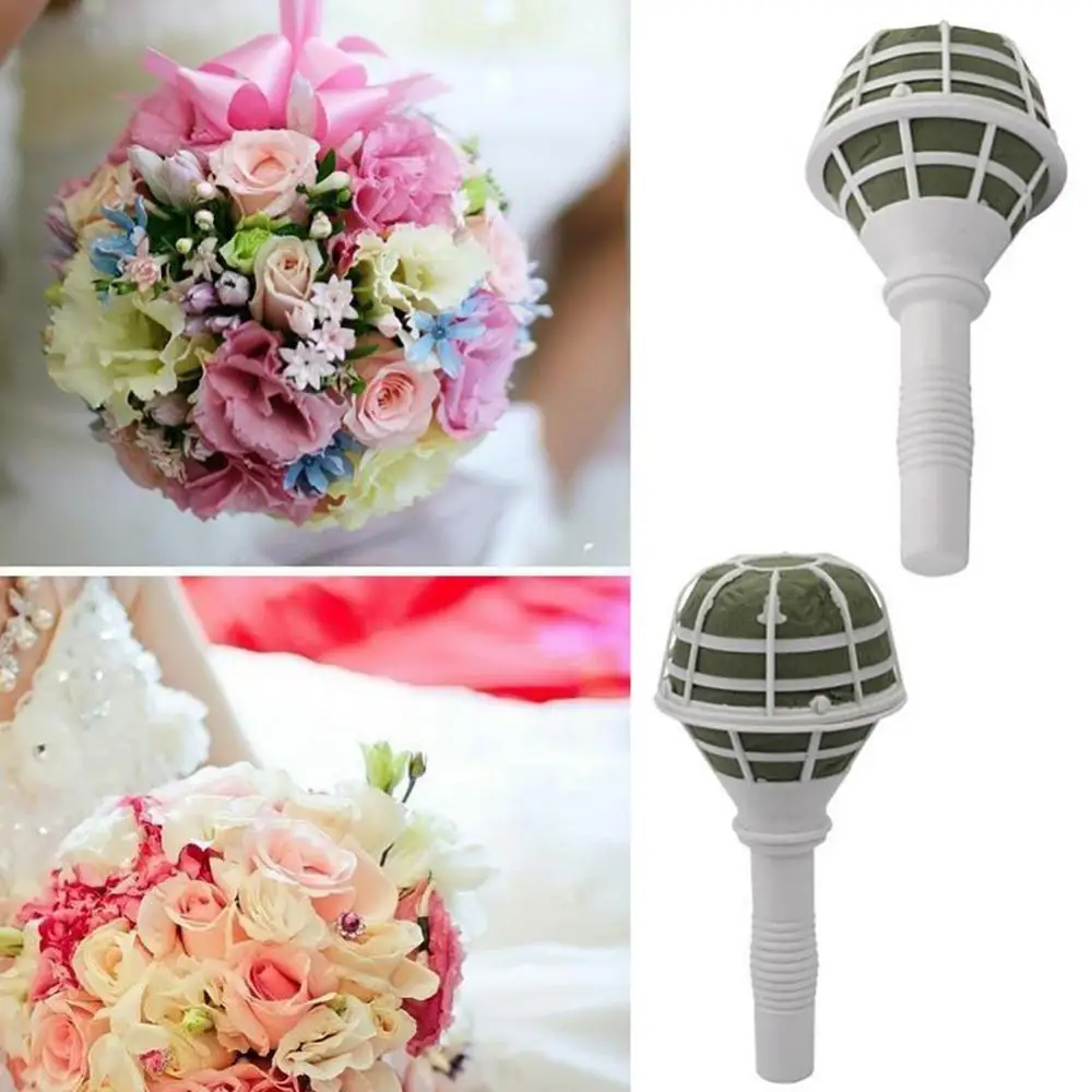 DIY Wedding Flower Bouquet Wrapping Holder Base Flower Mud Bridal Floral Bouquet Holder Birthday Festival Flower Wrapping Decor