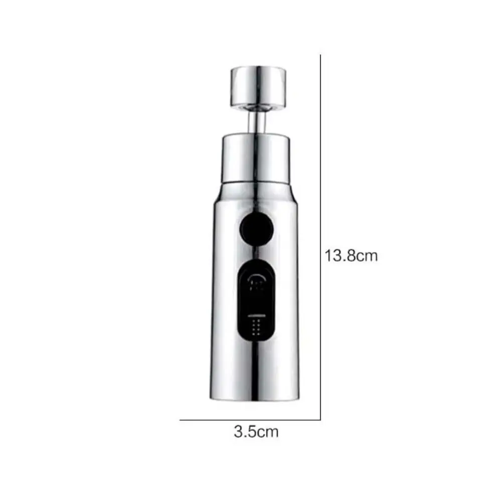 3 Modes Faucet Aerator Splash-proof 360 Degree Rotation Faucet Sprayer Adapter Universal Multi-function Faucet Extender Kitchen