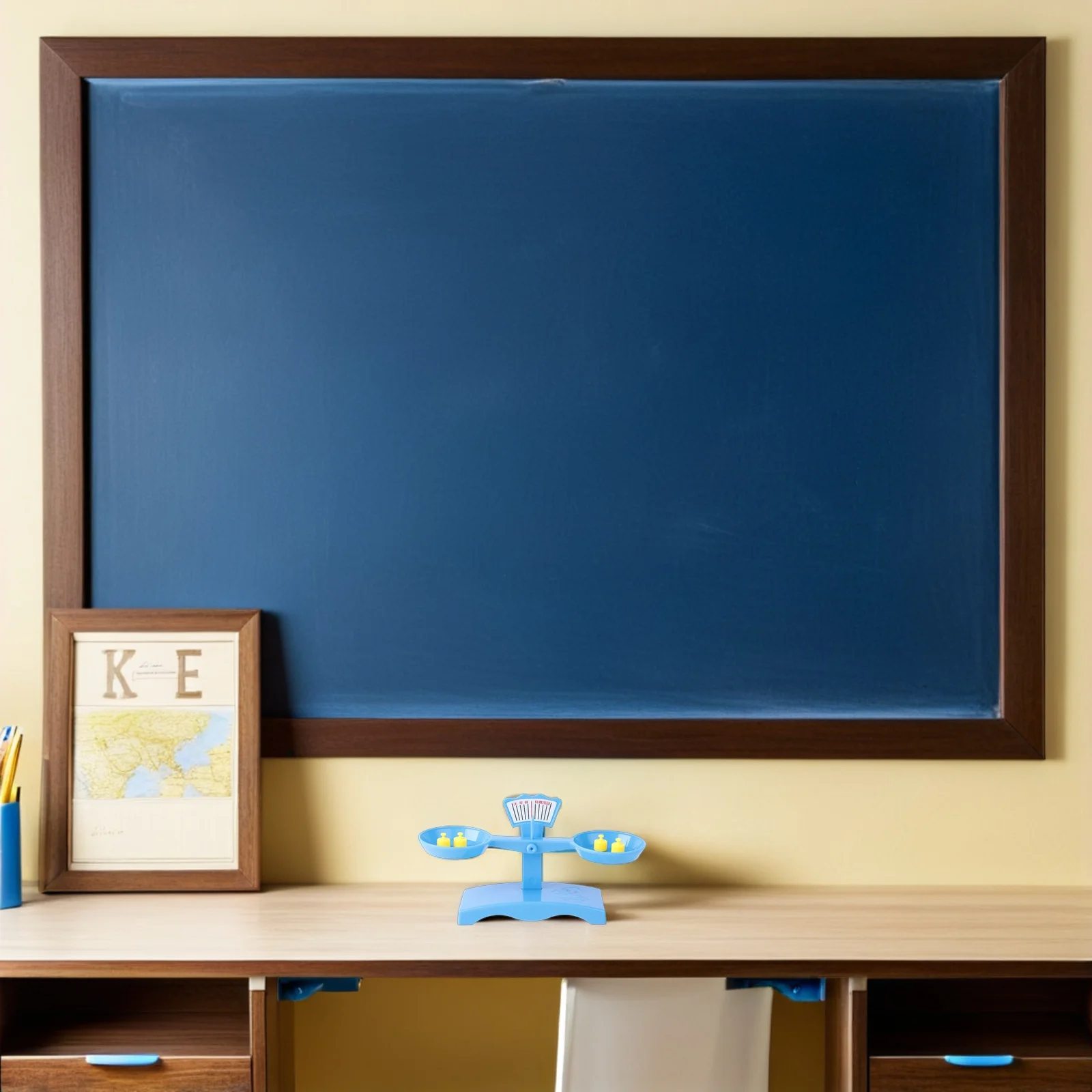 1Set Kids Balance Scale Assembly Plaything Stem Activities Math Learning Games Math Balance Scale for Kids Assembly Science Toy