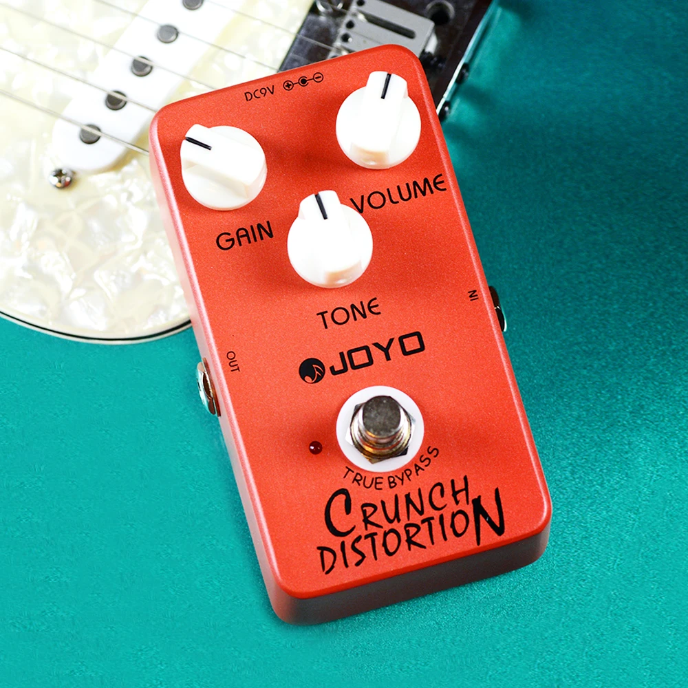 JOYO JF-03 Crunch Distortion Guitar Pedal Rock Distortion Sound Pedal with Tone & Gain & Volume Control British Classic Effect view 6