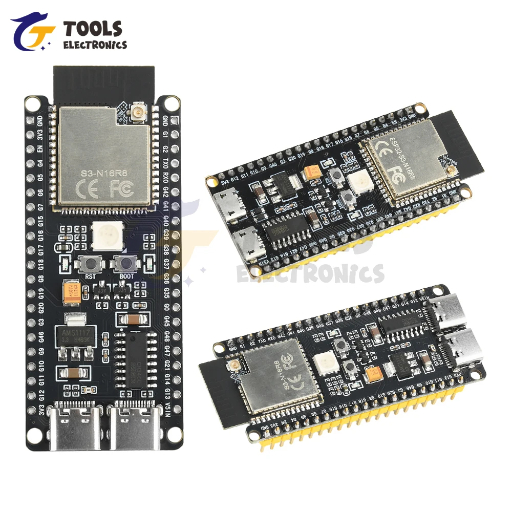 ESP32-S3-N16R8 Core Development Board WiFi BLE Development Board Ultra-Low Power ESP-32 ESP-32S ESP 32 Micro USB Type C