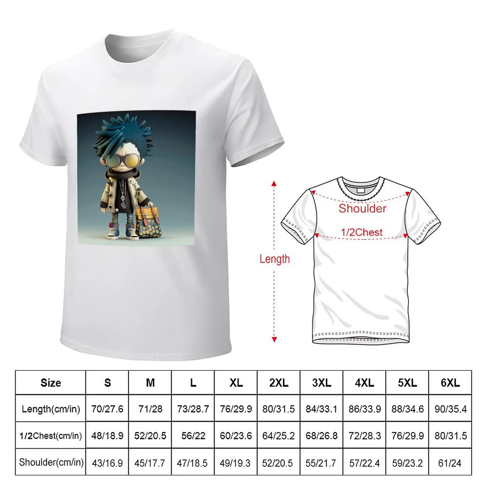 Cool and Confident Anime Look T-Shirt for Stylish Anime Enthusiasts T-Shirt Aesthetic clothing sweat workout shirts for men