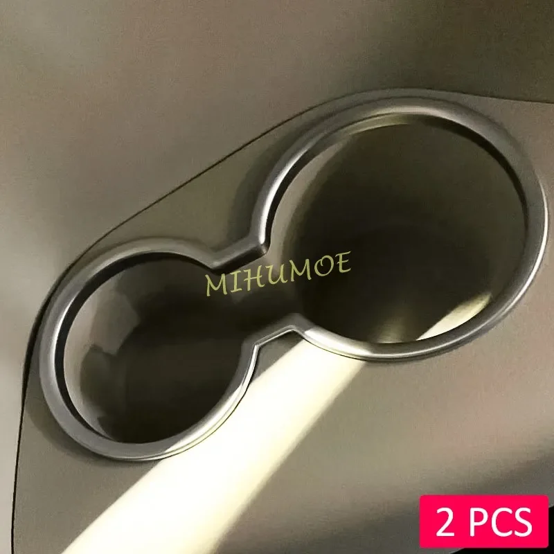 

Матовый хромированный внутренний боковой держатель для чашки на заднее сиденье, накладки для Toyota Sienna 2021-2024, аксессуары