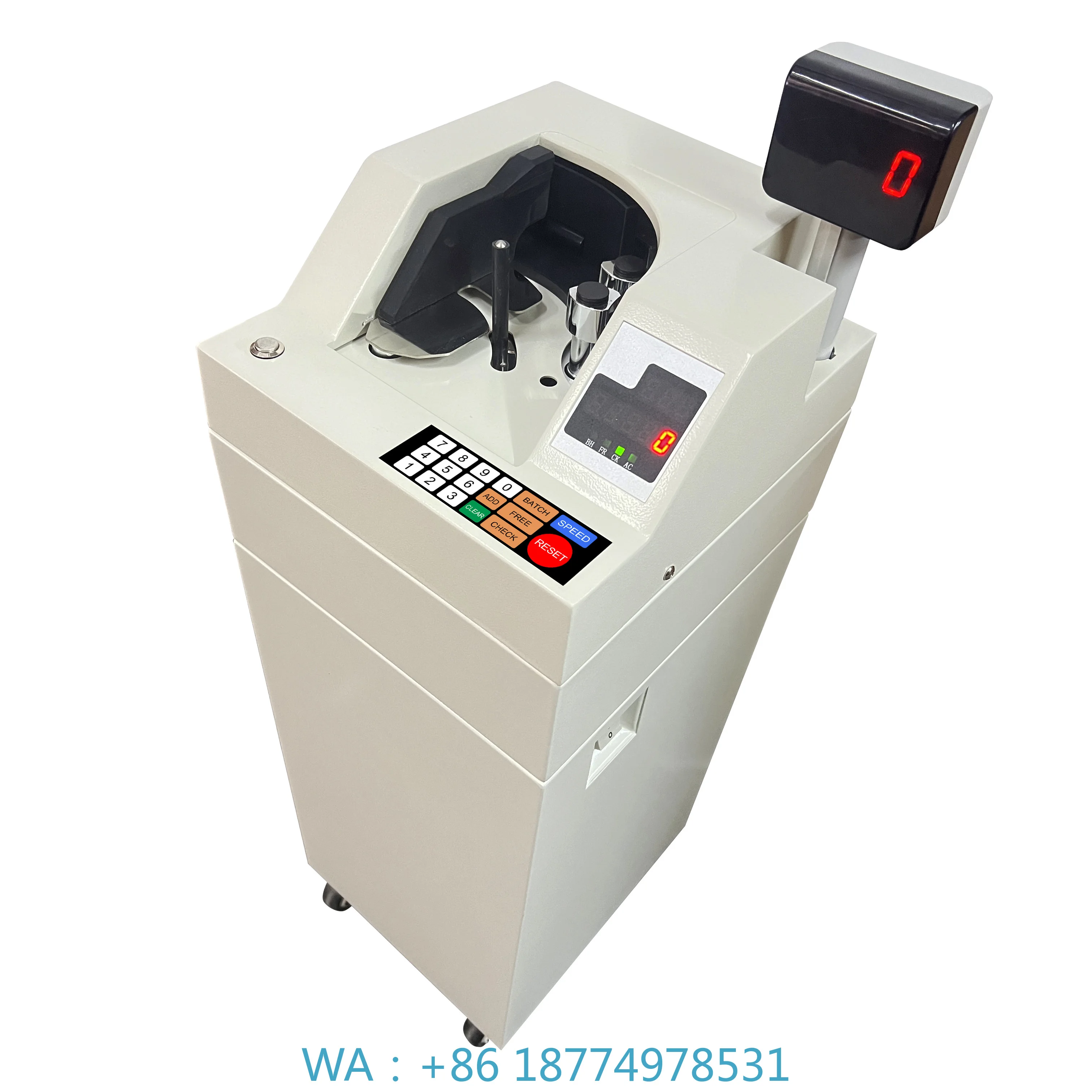 Bill Counter for Banknote & Cash Count Bundle Strapping FeatureNew Money Counting Machine with LED Display Vacuum Bundle