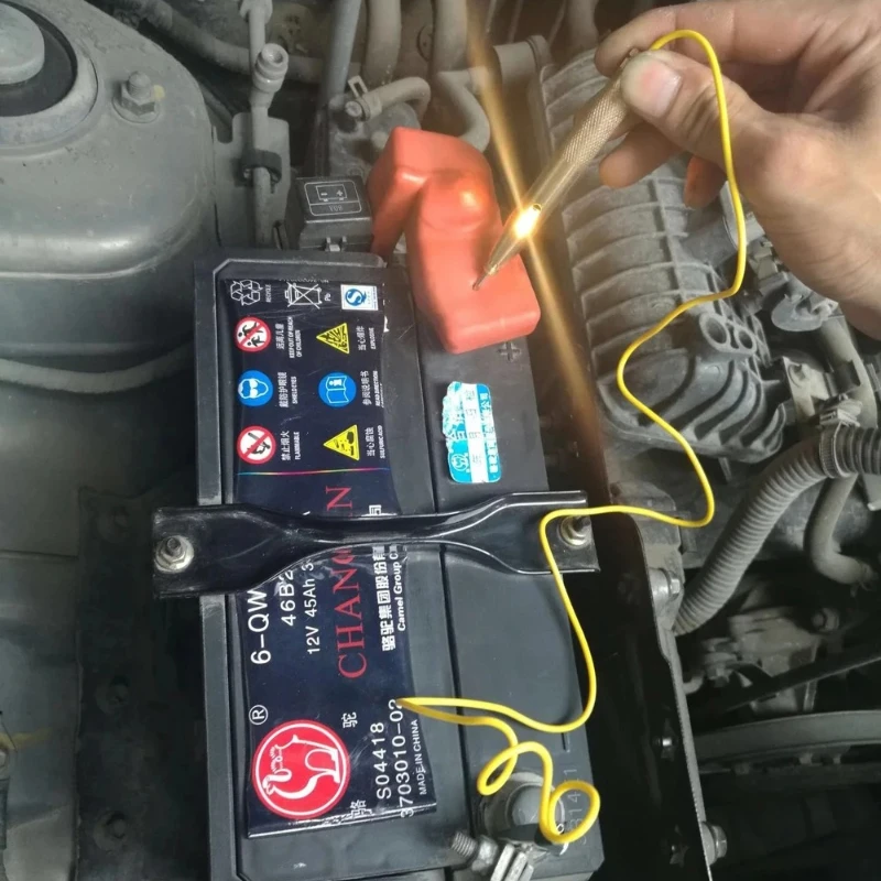 Automotive Low-voltage Detection Pen Fuse Voltage Diagnostic Tool Copper Measuring Pen Can Judgment Positive and Negative Poles