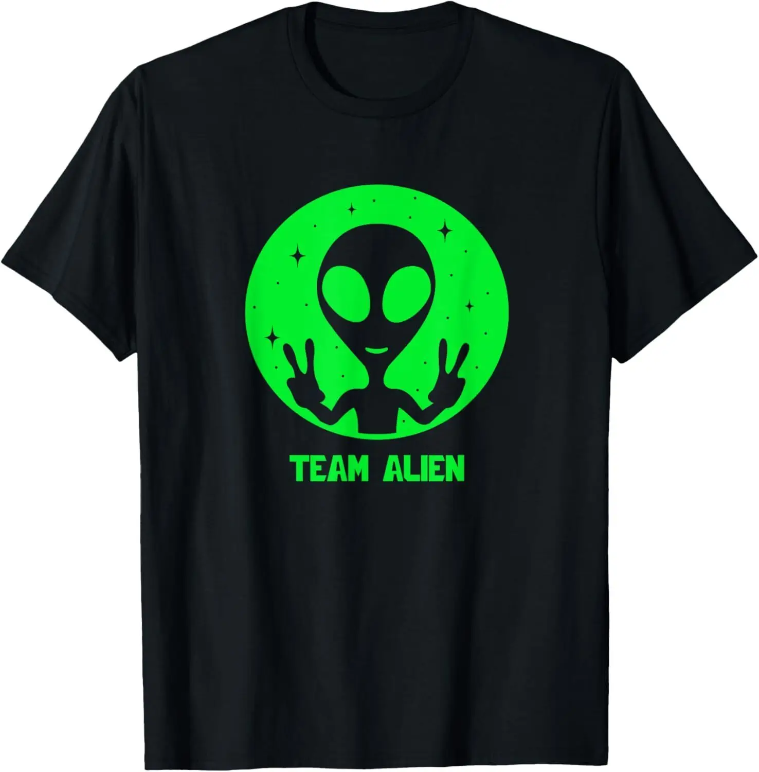 NEW! Alien Lover Men Women UFO Abduction Team Alien Gift T-Shirt - MADE IN USA