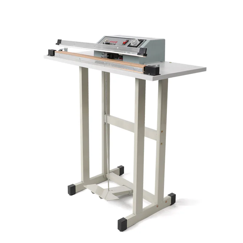 SF-400 foot pedal continuous sealing machine plastic shrink film cutting foot pedal aluminum foil kraft paper sealing machine