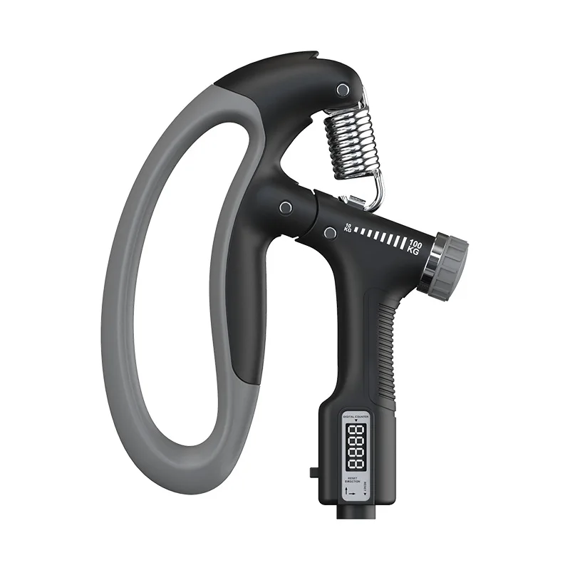 10-100kg Sports Hand Grip Strengthener with Counter Adjustable Forearm Exerciser Grip for Muscle Building