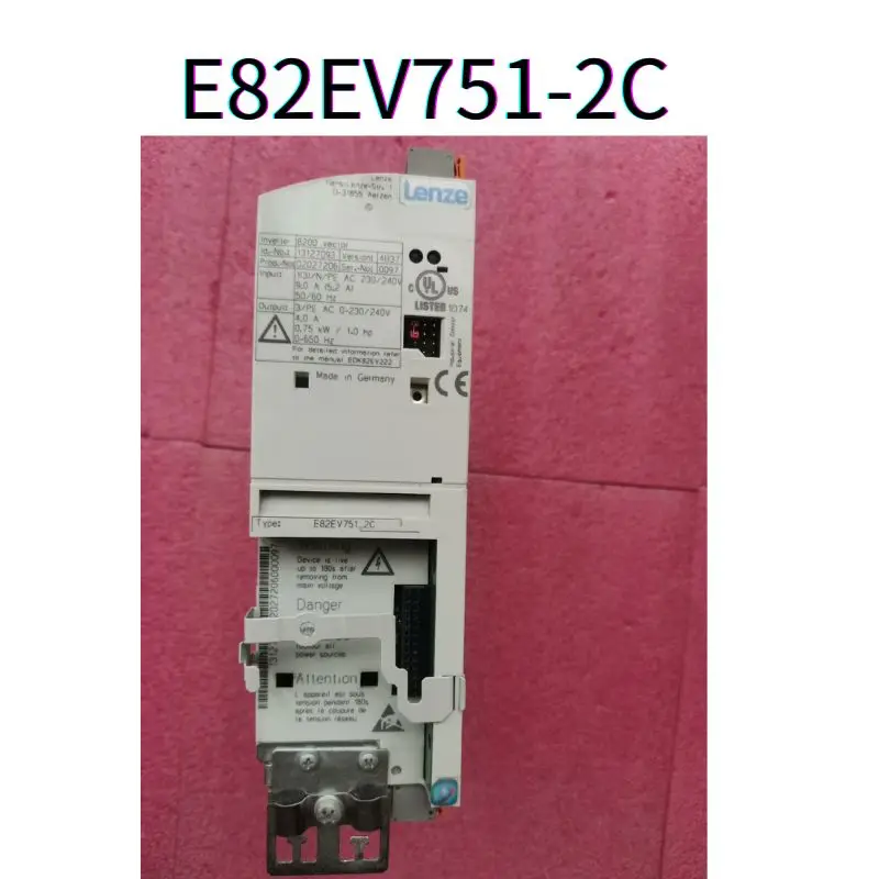 second-hand E82EV751-2C frequency converter  tested ok